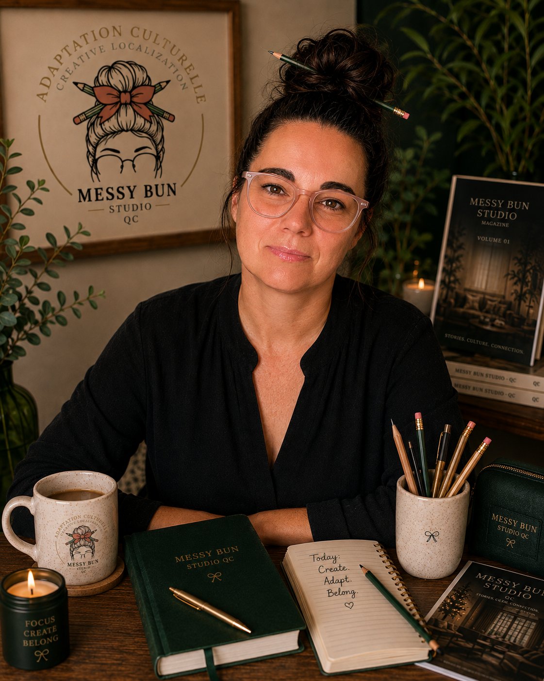 Yennie, Founder of Messy Bun Studio