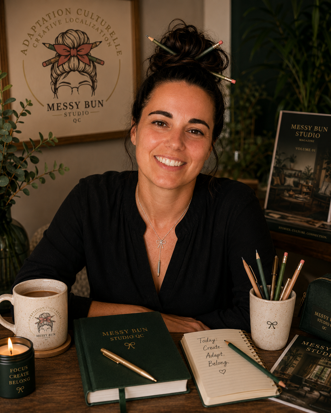 Yennie, Founder of Messy Bun Studio